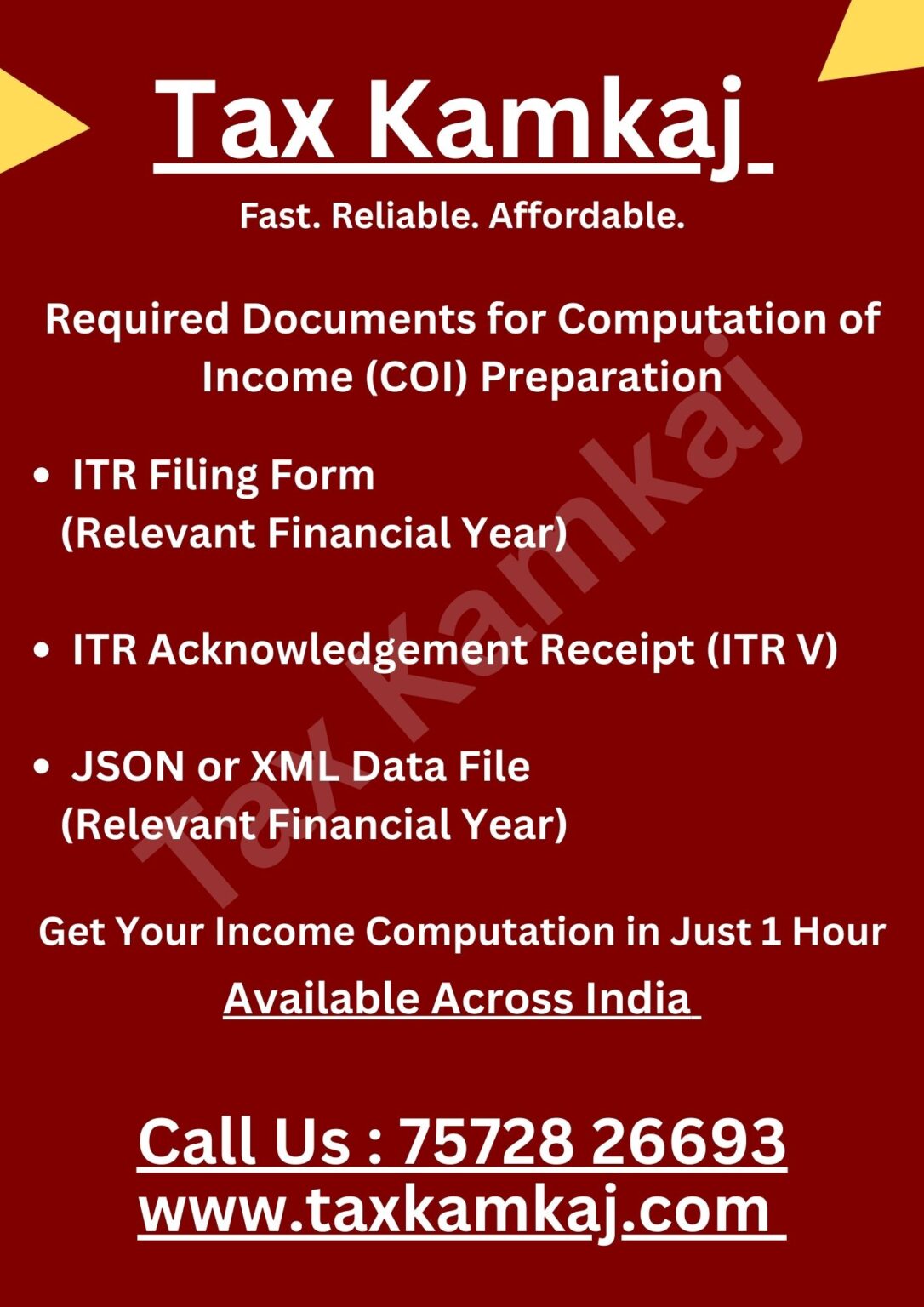 Computation of Income